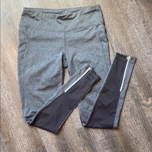 JOCKEY grey workout pants Small